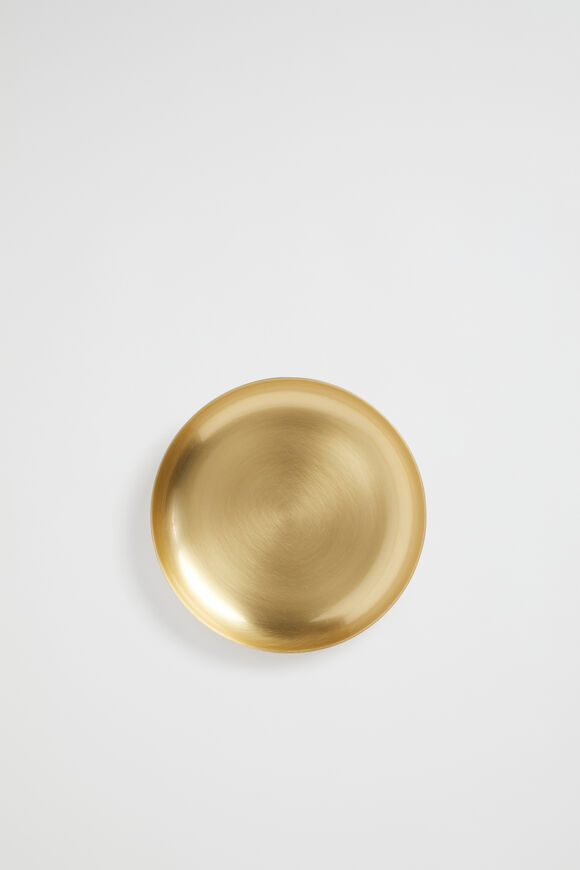 Rae Round Tray  Brass  hi-res
