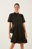 Gathered High Neck Dress    hi-res