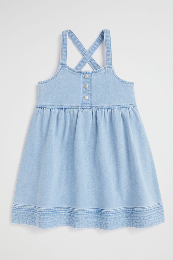 Denim Pinafore  Classic Wash  hi-res