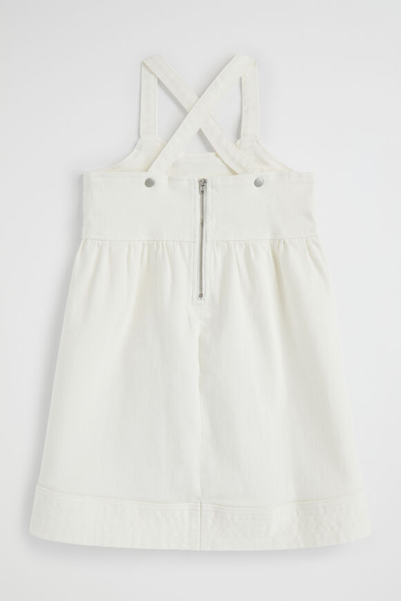 Denim Pinafore  Vintage White Wash  hi-res