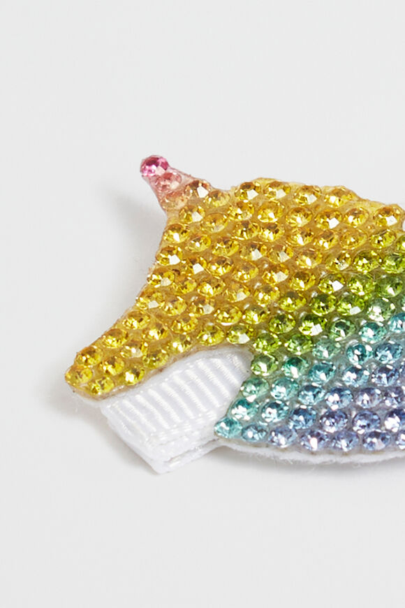 Jewel Unicorn Duck Clip  Multi  hi-res