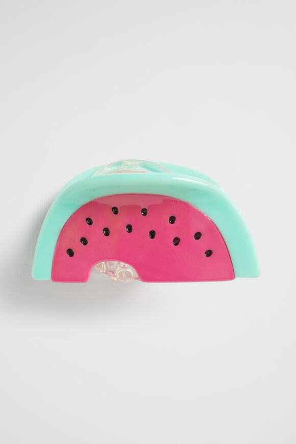 Large Watermelon Claw Clip  Multi  hi-res