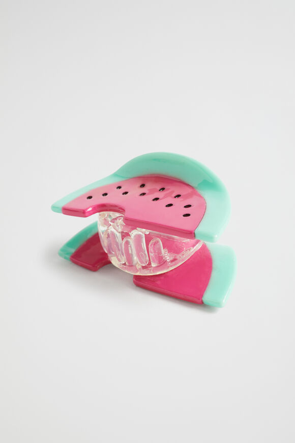 Large Watermelon Claw Clip  Multi  hi-res