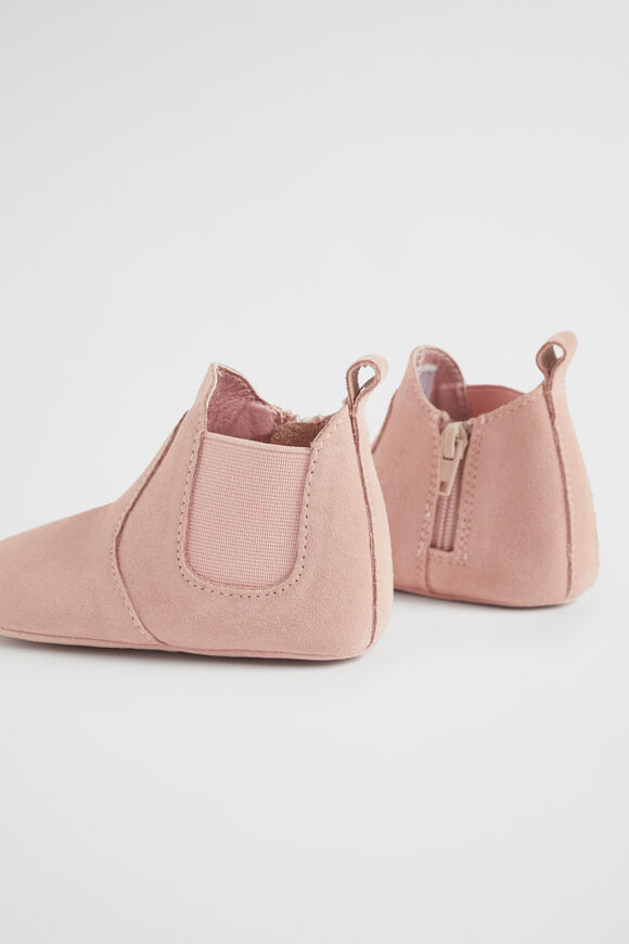 Suede Gusset Bootie  Dusty Rose  hi-res