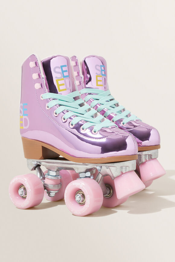 Seed Reflective Roller Skates  Light Pink  hi-res