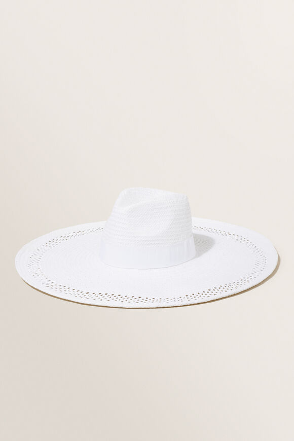 Straw Sun Hat  Cloud Cream  hi-res