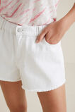 Elastic Waist Denim Short  1  hi-res