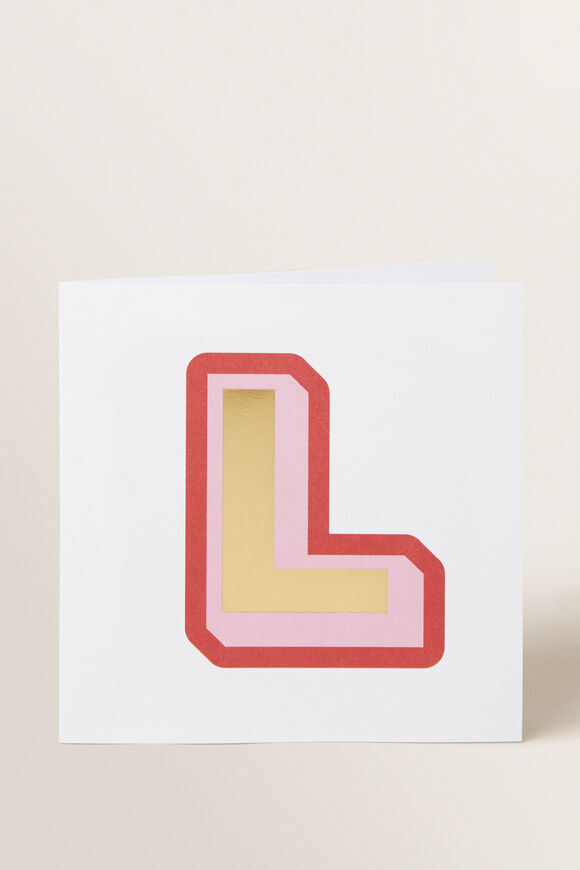 Large Red Letter Card  L  hi-res
