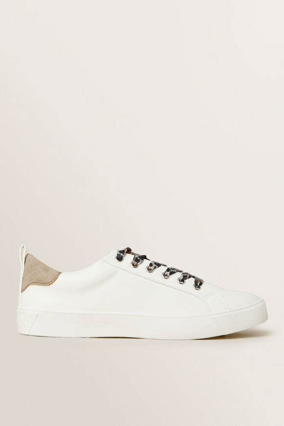 Ocelot Lace Trainer  Off White  hi-res