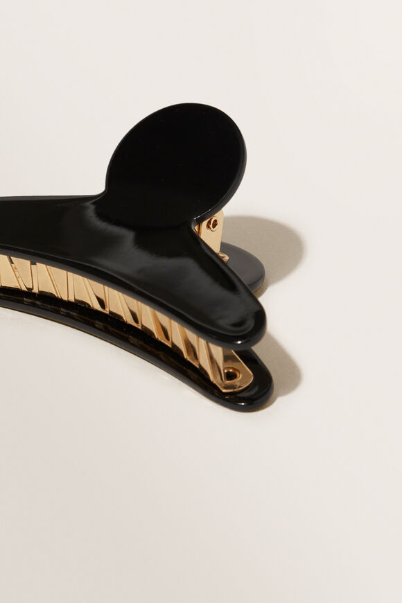 Tort Hair Clip  Black  hi-res