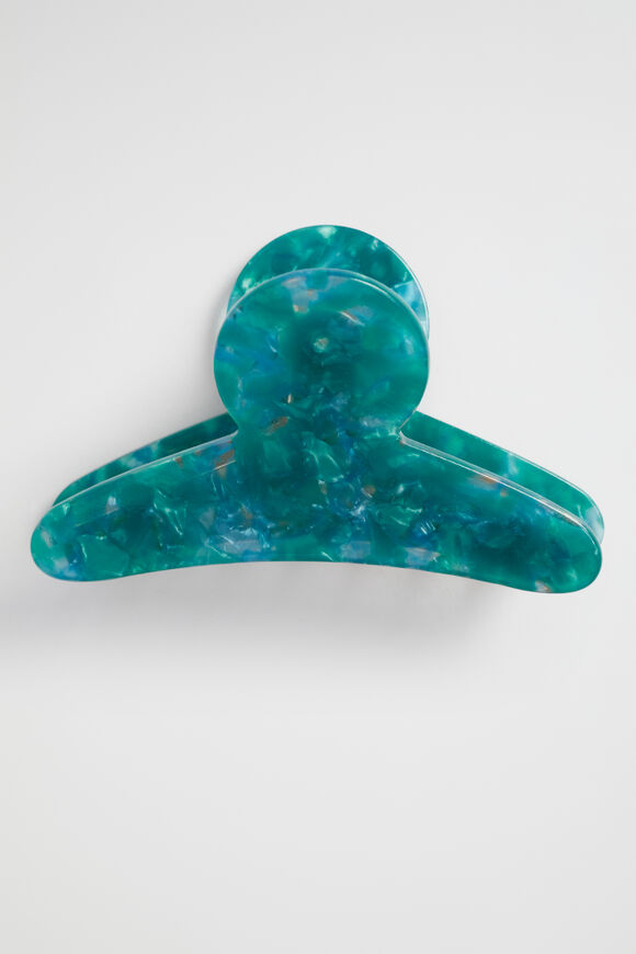 Tort Hair Clip  Deep Teal  hi-res