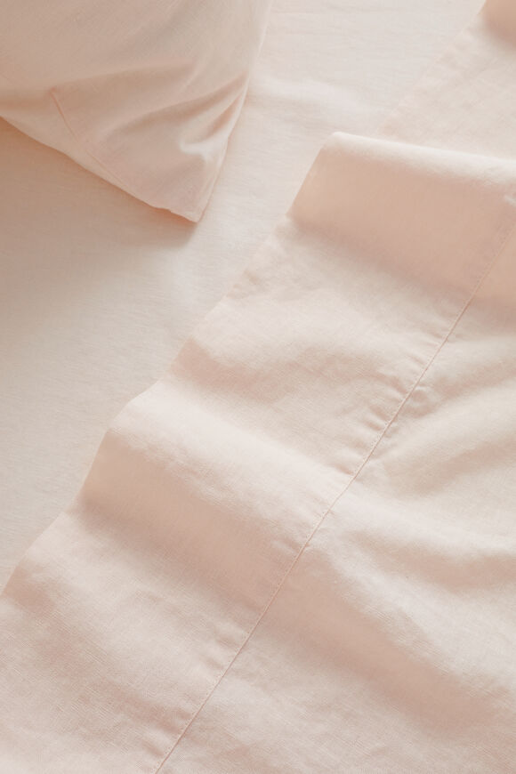 Alba King Flat Sheet  Blush  hi-res