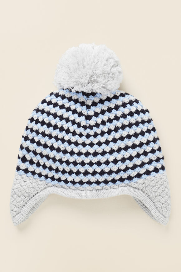 Bubble Knit Beanie  Blue Jay  hi-res
