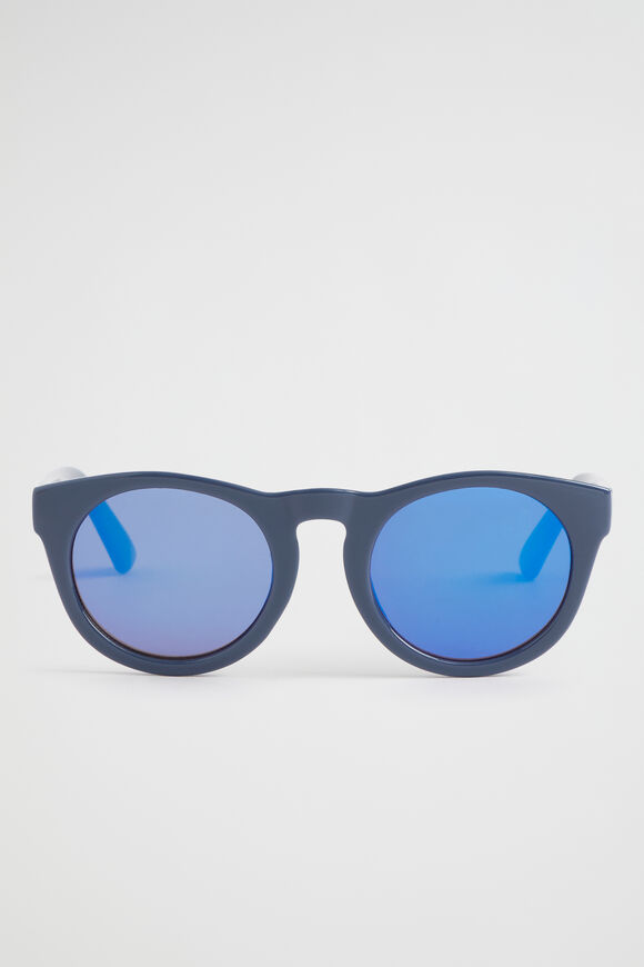 Round Sunglasses  Navy  hi-res
