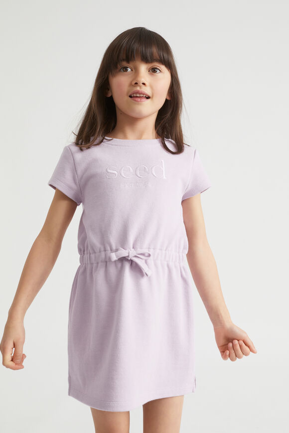 Core Pique Logo Dress  Orchid  hi-res