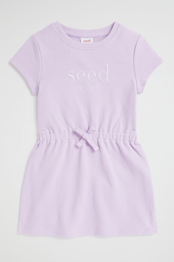 Core Pique Logo Dress  Orchid  hi-res