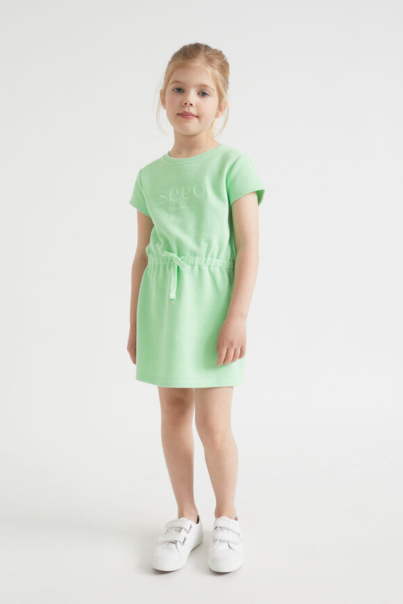 Core Pique Logo Dress  Pistacchio  hi-res