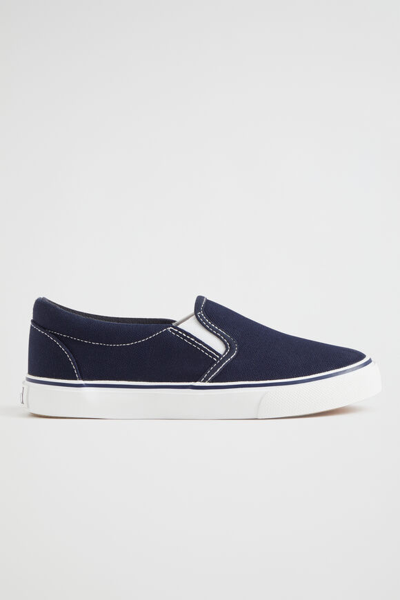 Canvas Slip On  Navy  hi-res