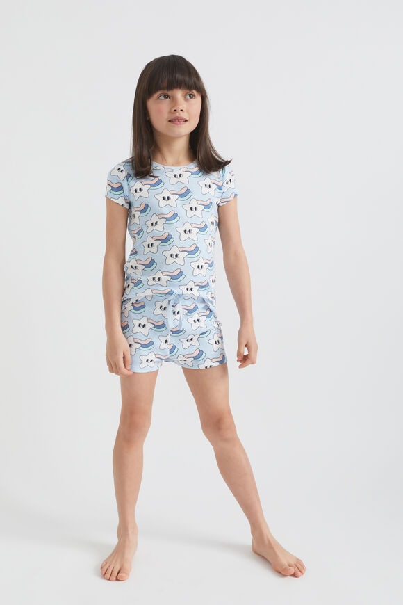 Shooting Star Pyjama  Baby Blue  hi-res