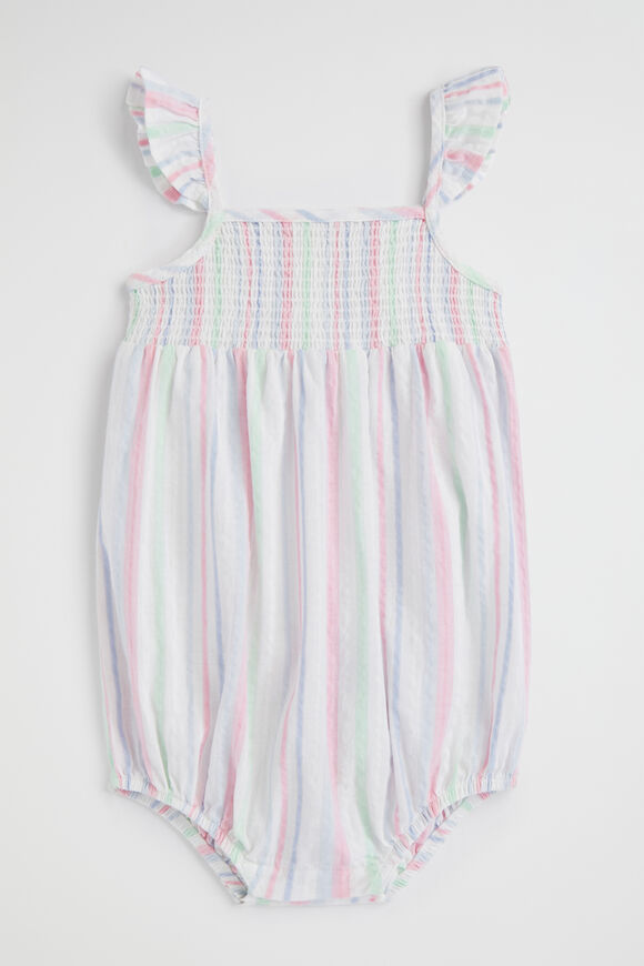 Seersucker Romper  Multi  hi-res