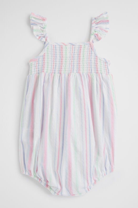 Seersucker Romper  Multi  hi-res