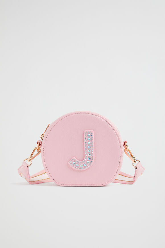 Circle Jewel Initial Bag  J  hi-res