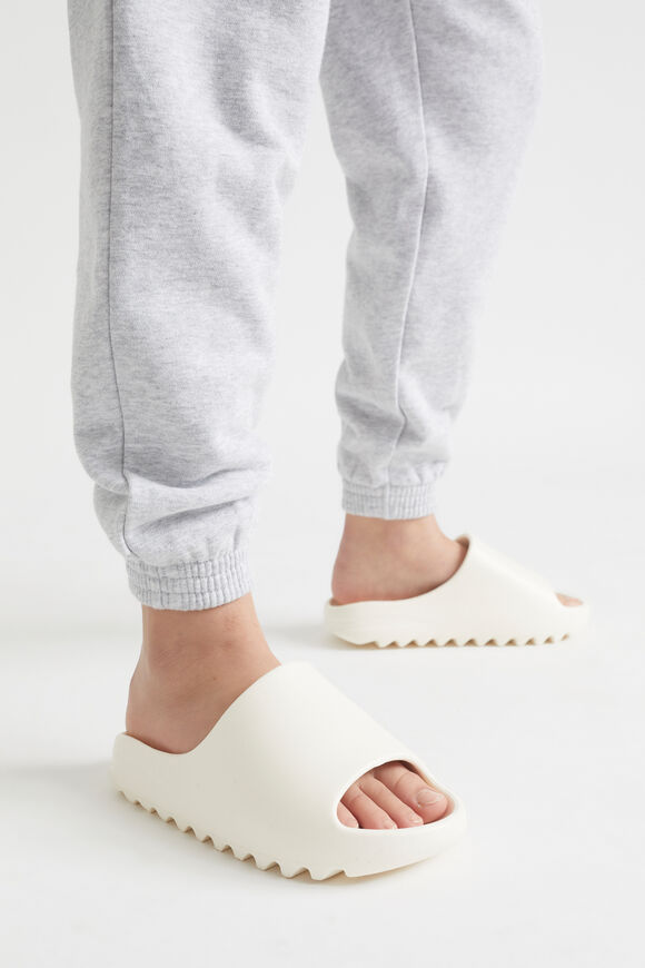 Rubber Moulded Slide  Off White  hi-res