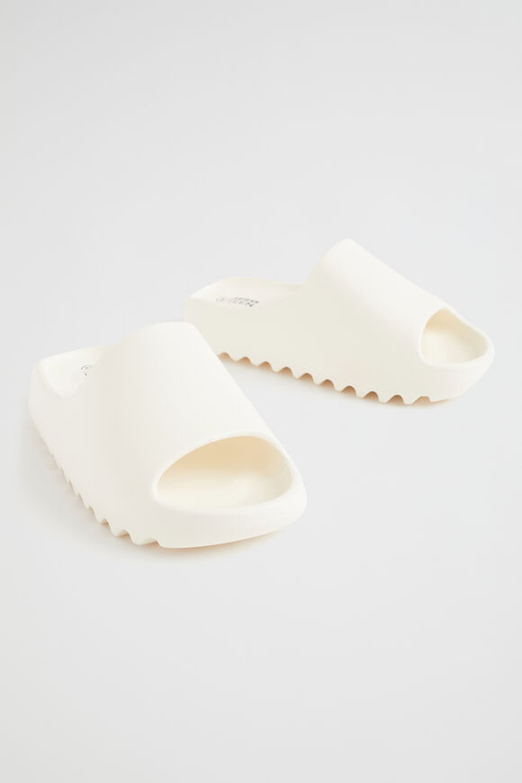 Rubber Moulded Slide  Off White  hi-res