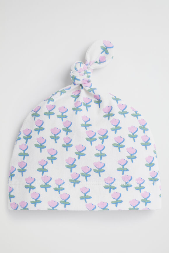 Floral Knot Hat  Canvas  hi-res