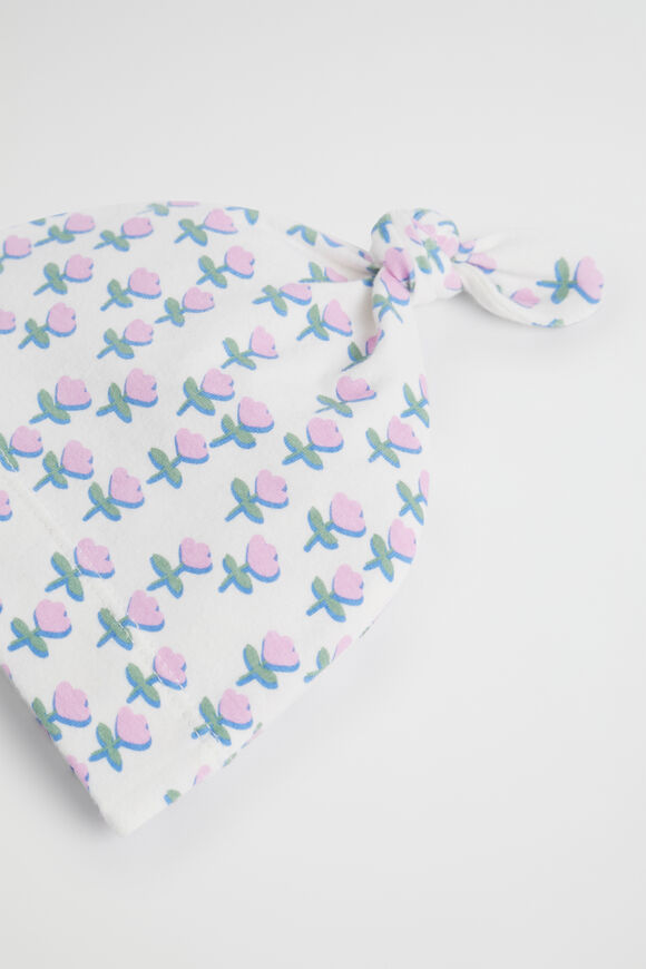 Floral Knot Hat  Canvas  hi-res