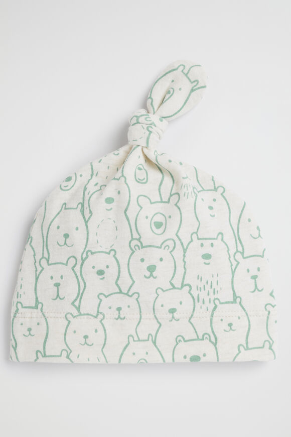 Bear Knot Hat  Snow Marle  hi-res
