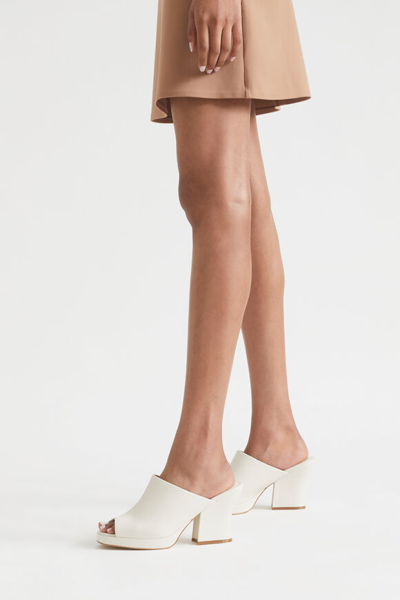 Sarra Platform Mule  Cream  hi-res