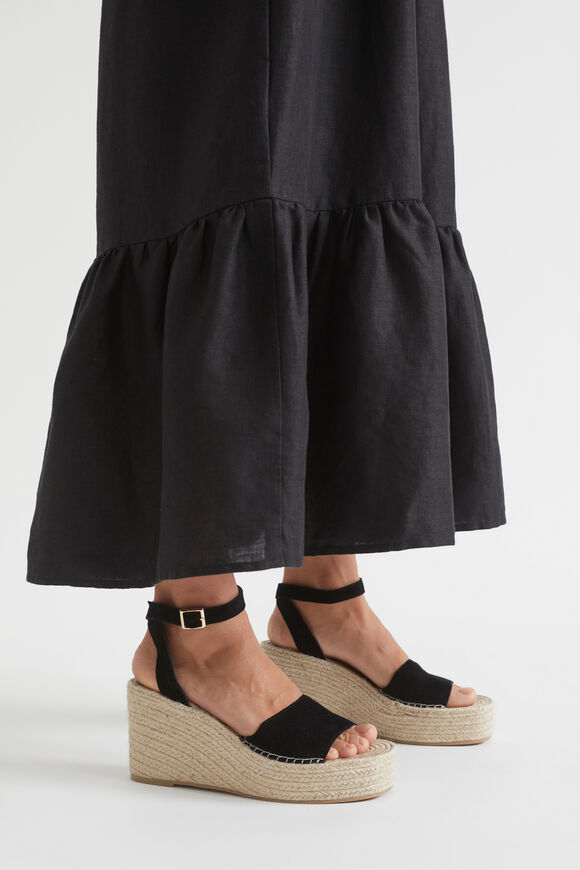 Maya Wedge Espadrille  Black  hi-res