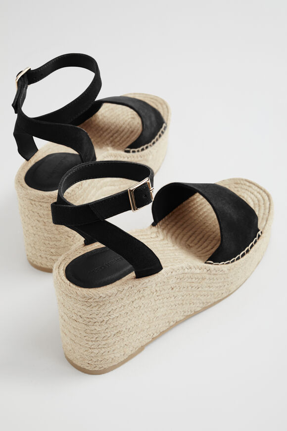 Maya Wedge Espadrille  Black  hi-res