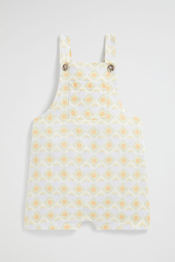 Linen Pocket Overall  Multi  hi-res