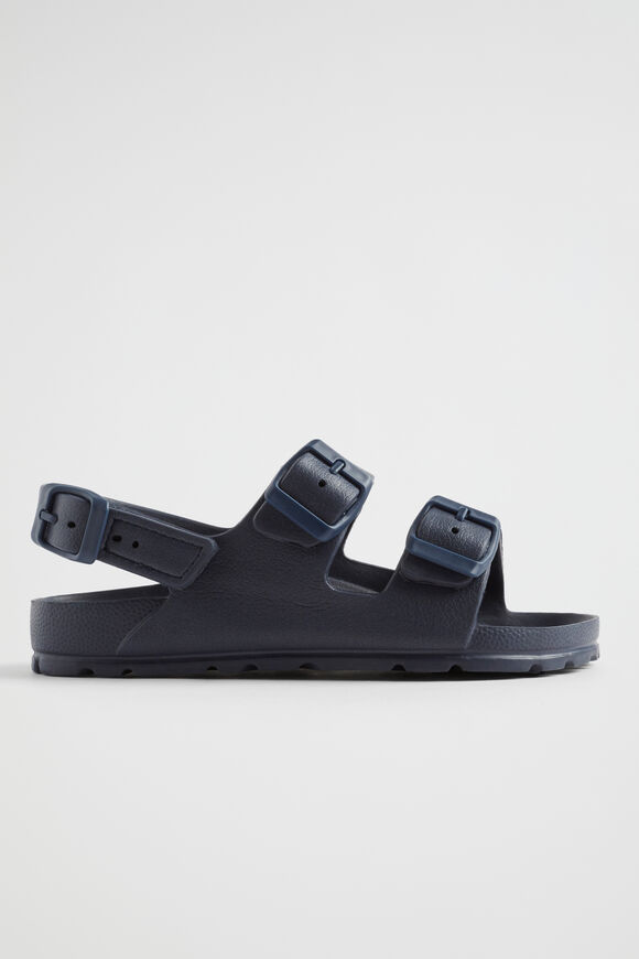 Rubber Buckle slide  Navy  hi-res