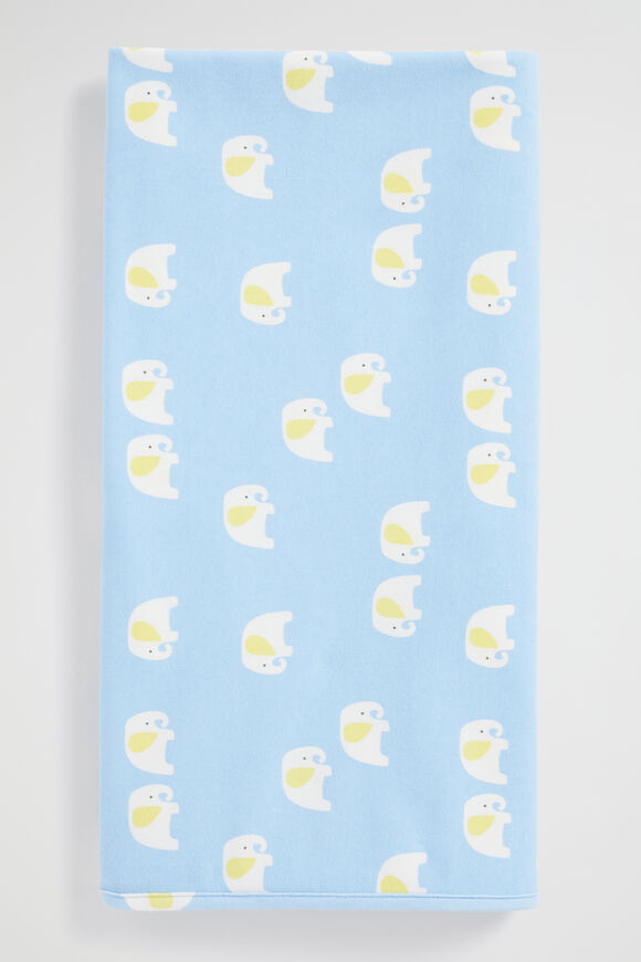 Elephant Stretchy Wrap  Water Blue  hi-res