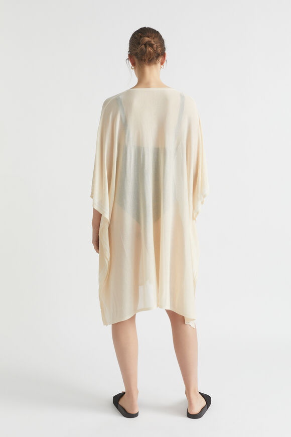 Stripe Knit Poncho  Magnolia  hi-res