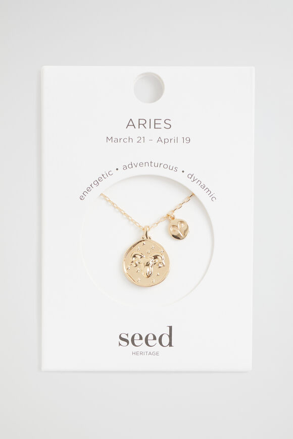 Zodiac Necklace  Aries  hi-res