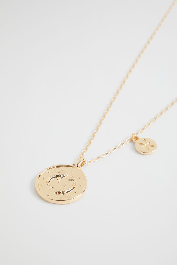 Zodiac Necklace  Pisces  hi-res