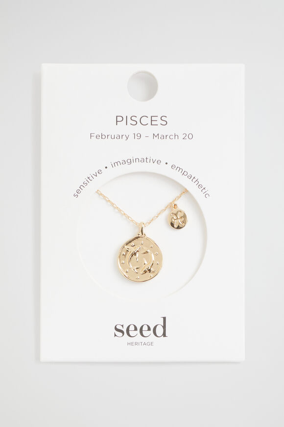 Zodiac Necklace  Pisces  hi-res