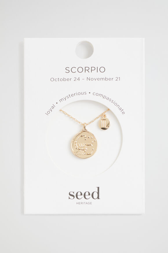 Zodiac Necklace  Scorpio  hi-res