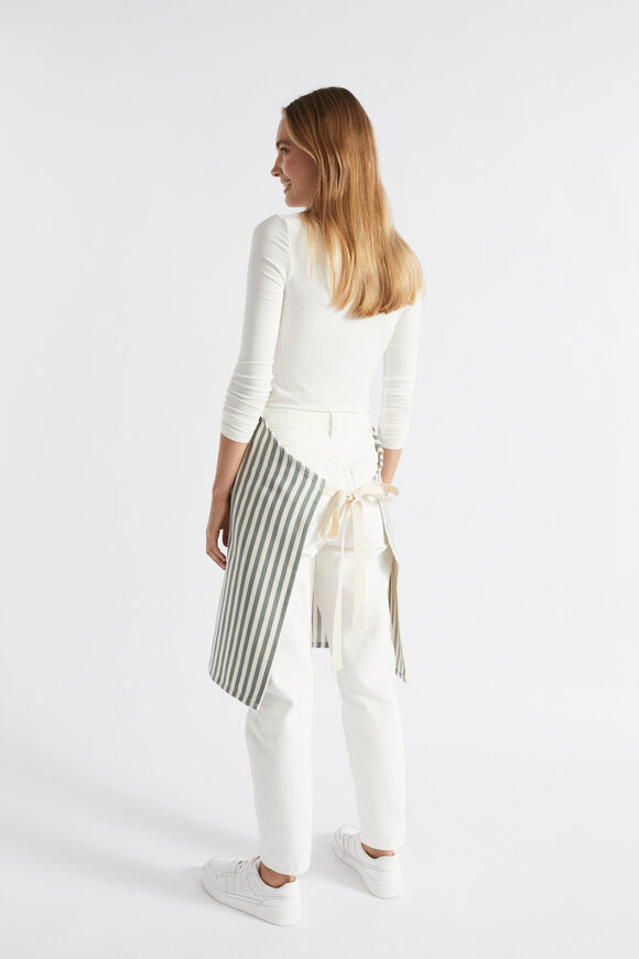 Cotton Adult Apron  Eucalypt Stripe  hi-res