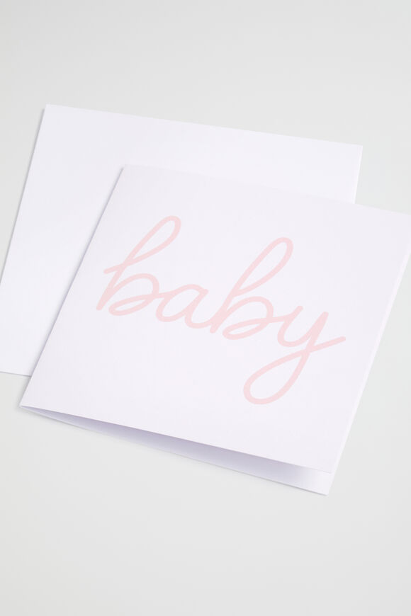 Baby Pink Card  Pink  hi-res