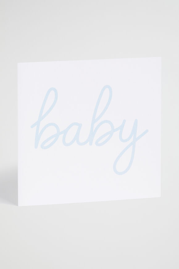 Baby Blue Card  Blue  hi-res
