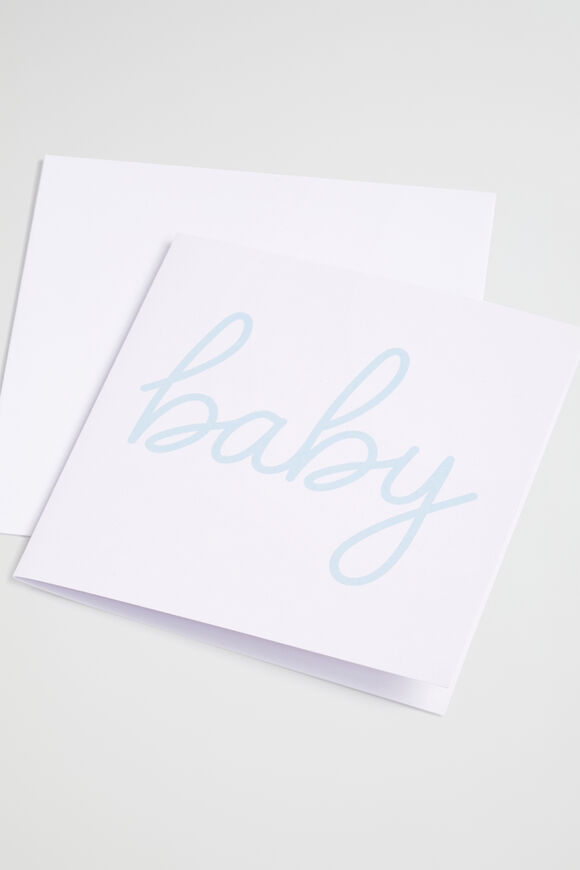 Baby Blue Card  Blue  hi-res