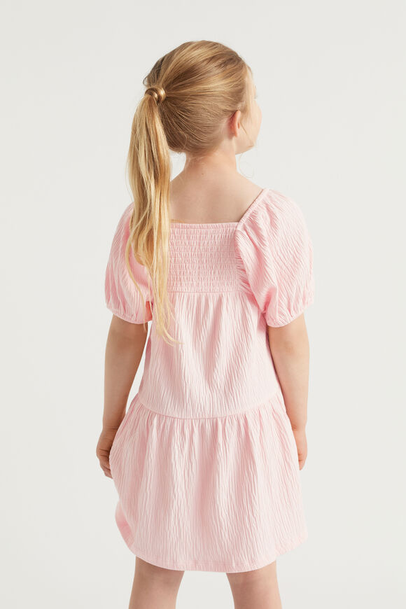 Textured Cotton Dress  Dusty Rose  hi-res