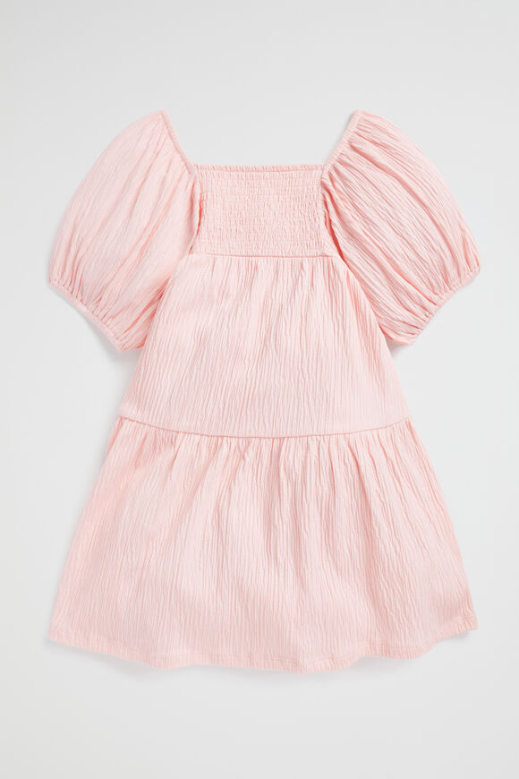 Textured Cotton Dress  Dusty Rose  hi-res