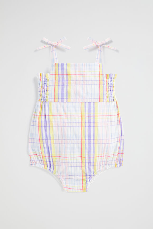 Multi Check Romper  Multi  hi-res