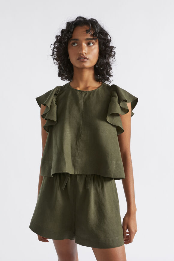 Linen Short  Dark Fern  hi-res